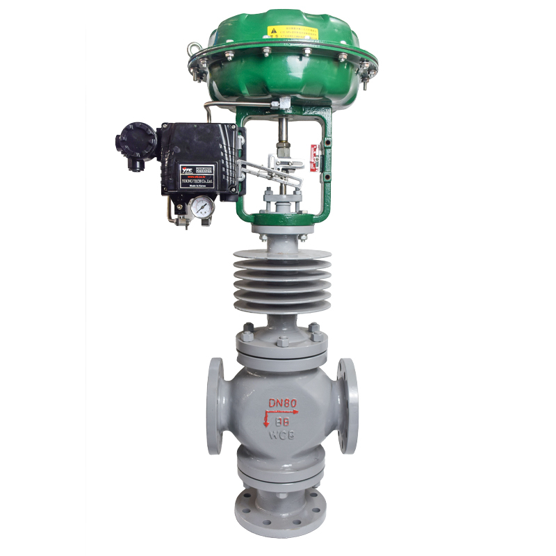 气动三通调节阀