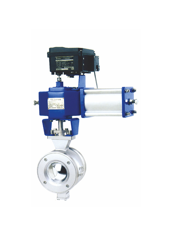 气动V型调节球阀